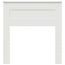 vidaXL Fejtámla fejtámlával Fehér 75 cm Faanyag