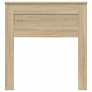 vidaXL Fejtámla fejtámlával Sonoma tölgy 75 cm Faanyag