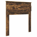 vidaXL Fejtámla fejtámlával Füstölt tölgy 75 cm Faanyag