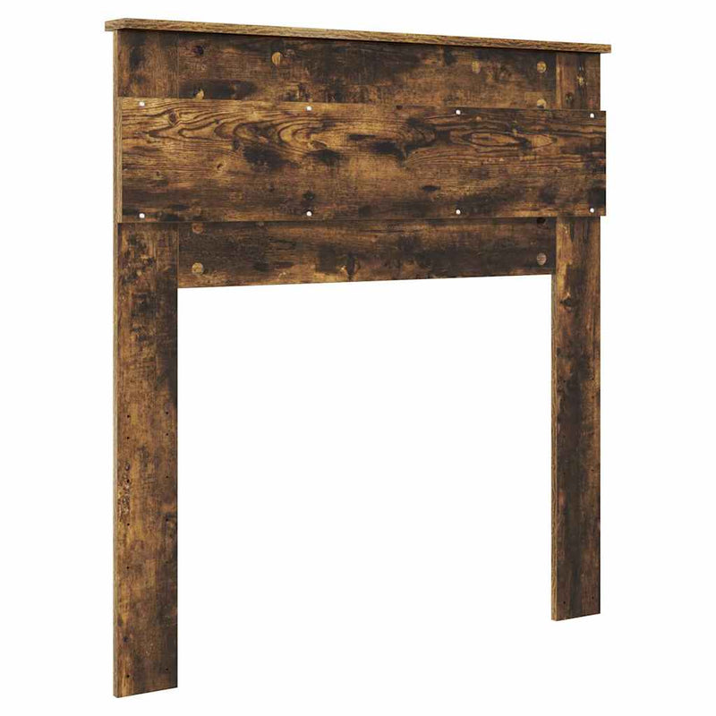 vidaXL Fejtámla fejtámlával Füstölt tölgy 75 cm Faanyag