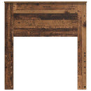 vidaXL Fejtámla fejtámlával Öreg fa 75 cm Faanyag