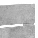 vidaXL Fejtámla fejtámlával Beton Szürke 200 cm Faanyag