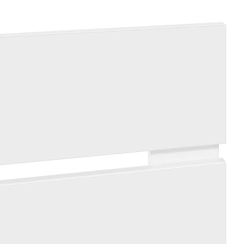 vidaXL Fejtámla fejtámlával Fehér 180 cm Faanyag