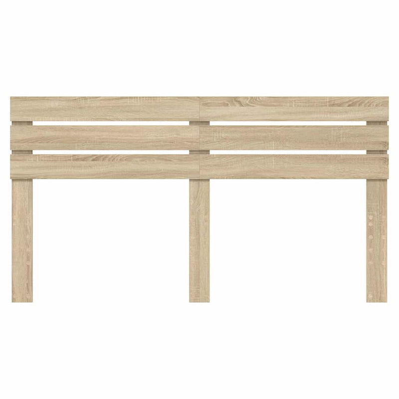 vidaXL Fejtámla fejtámlával Sonoma tölgy 180 cm Faanyag