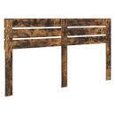 vidaXL Fejtámla fejtámlával Füstölt tölgy 180 cm Faanyag