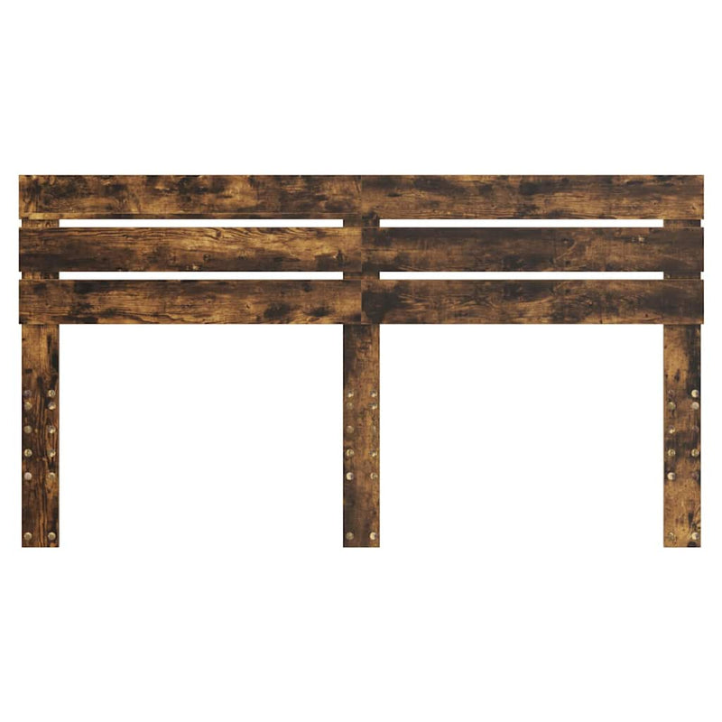 vidaXL Fejtámla fejtámlával Füstölt tölgy 180 cm Faanyag