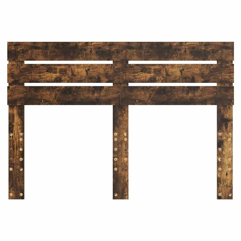 vidaXL Fejtámla fejtámlával Füstölt tölgy 160 cm Faanyag