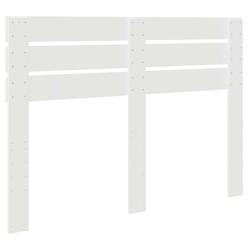 vidaXL Fejtámla fejtámlával Fehér 150 cm Faanyag