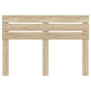 vidaXL Fejtámla fejtámlával Sonoma tölgy 150 cm Faanyag