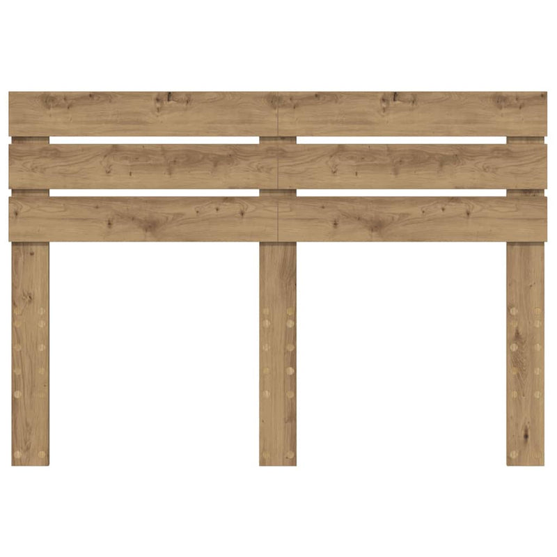 vidaXL Fejtámla fejtámlával Artisan tölgy 150 cm Faanyag