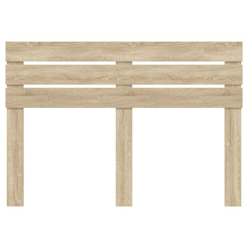 vidaXL Fejtámla fejtámlával Sonoma tölgy 140 cm Faanyag