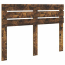 vidaXL Fejtámla fejtámlával Füstölt tölgy 140 cm Faanyag