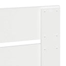 vidaXL Fejtámla fejtámlával Fehér 135 cm Faanyag