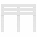 vidaXL Fejtámla fejtámlával Fehér 135 cm Faanyag