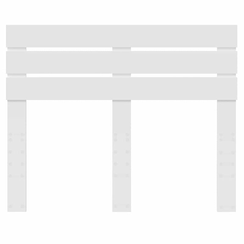 vidaXL Fejtámla fejtámlával Fehér 135 cm Faanyag