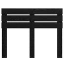 vidaXL Fejtámla fejtámlával Fekete tölgy 135 cm Faanyag