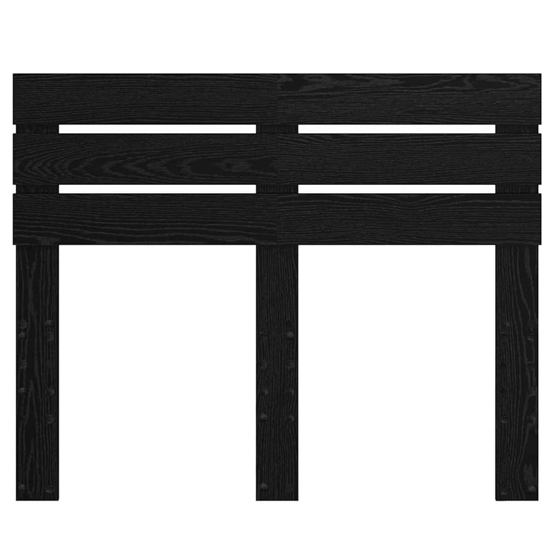 vidaXL Fejtámla fejtámlával Fekete tölgy 135 cm Faanyag