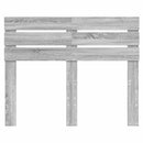 vidaXL Fejtámla fejtámlával Szürke Sonoma 135 cm Faanyag