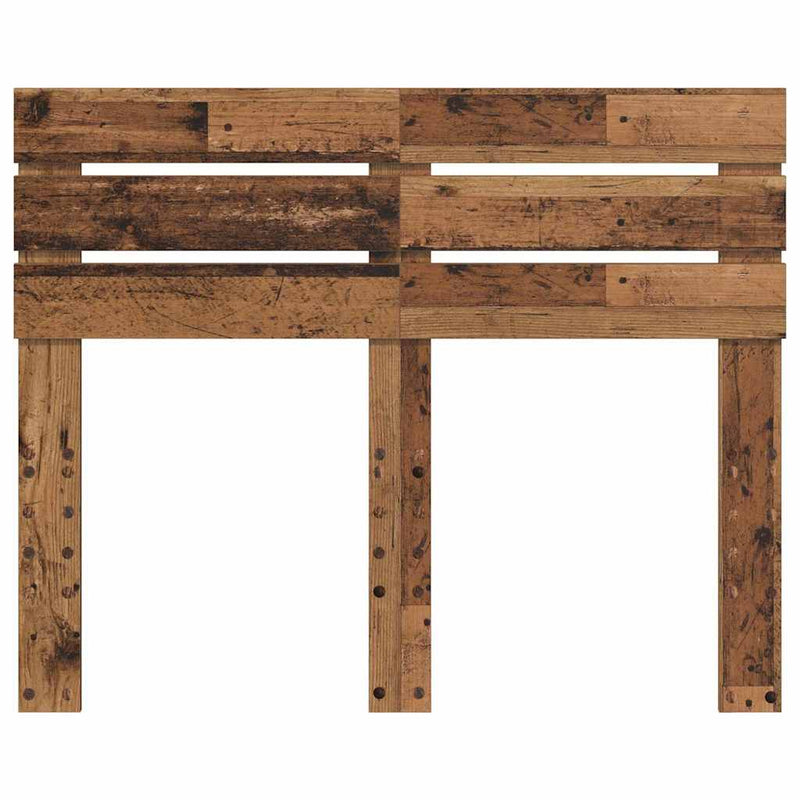 vidaXL Fejtámla fejtámlával Öreg fa 135 cm Faanyag