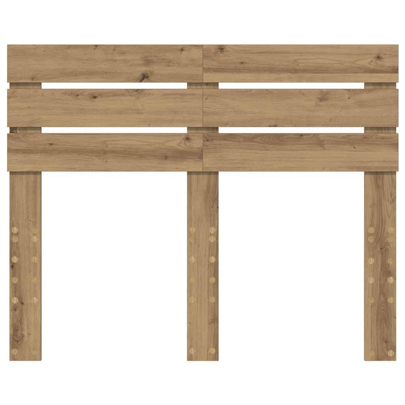 vidaXL Fejtámla fejtámlával Artisan tölgy 135 cm Faanyag