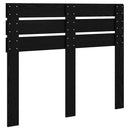 vidaXL Fejtámla fejtámlával Fekete tölgy 120 cm Faanyag