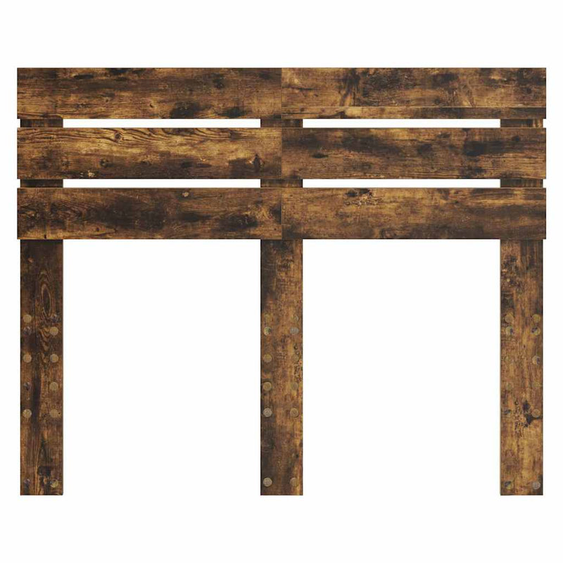 vidaXL Fejtámla fejtámlával Füstölt tölgy 120 cm Faanyag