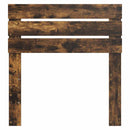 vidaXL Fejtámla fejtámlával Füstölt tölgy 100 cm Faanyag