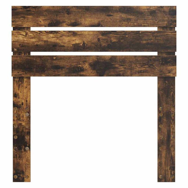 vidaXL Fejtámla fejtámlával Füstölt tölgy 100 cm Faanyag