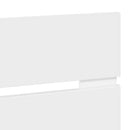 vidaXL Fejtámla fejtámlával Fehér 90 cm Faanyag