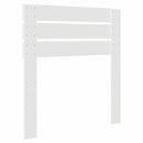 vidaXL Fejtámla fejtámlával Fehér 90 cm Faanyag