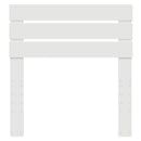 vidaXL Fejtámla fejtámlával Fehér 90 cm Faanyag