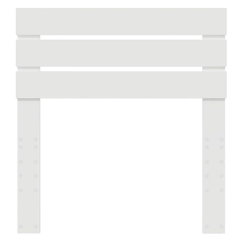 vidaXL Fejtámla fejtámlával Fehér 90 cm Faanyag