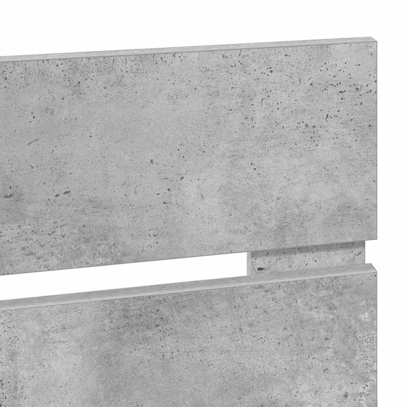 vidaXL Fejtámla fejtámlával Beton Szürke 90 cm Faanyag