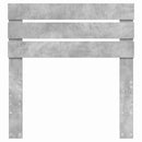 vidaXL Fejtámla fejtámlával Beton Szürke 75 cm Faanyag