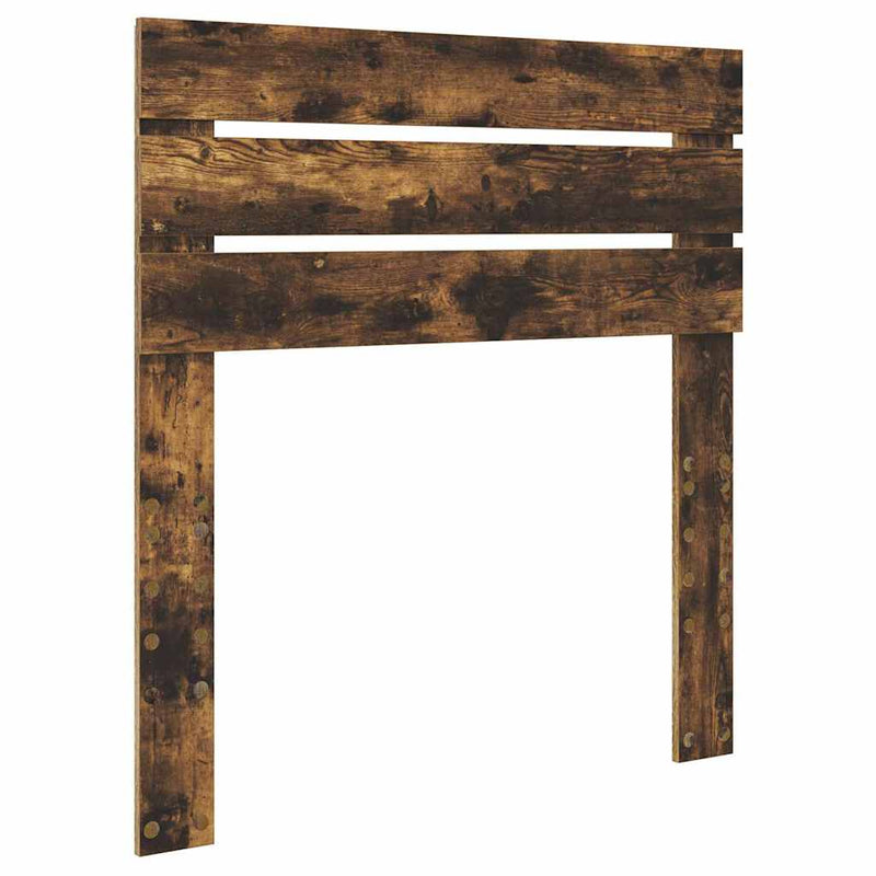 vidaXL Fejtámla fejtámlával Füstölt tölgy 75 cm Faanyag