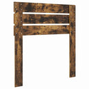 vidaXL Fejtámla fejtámlával Füstölt tölgy 75 cm Faanyag