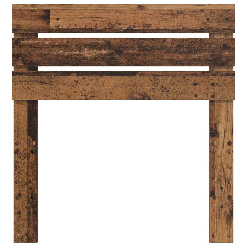 vidaXL Fejtámla fejtámlával Öreg fa 75 cm Faanyag