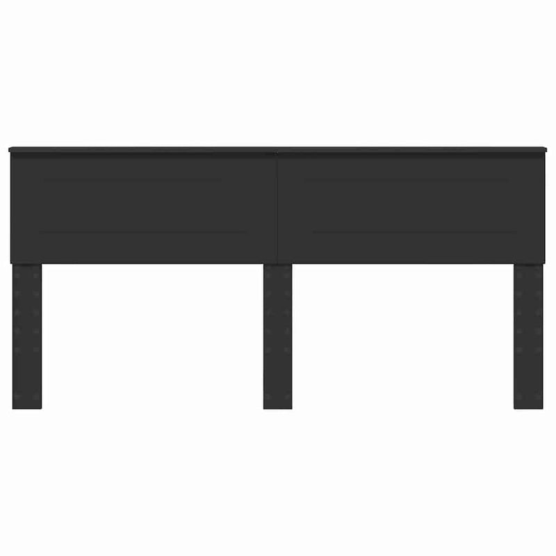 vidaXL Fejtámla fejtámlával Fekete tölgy 200 cm Faanyag