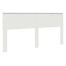 vidaXL Fejtámla fejtámlával Fehér 180 cm Faanyag