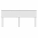 vidaXL Fejtámla fejtámlával Fehér 180 cm Faanyag