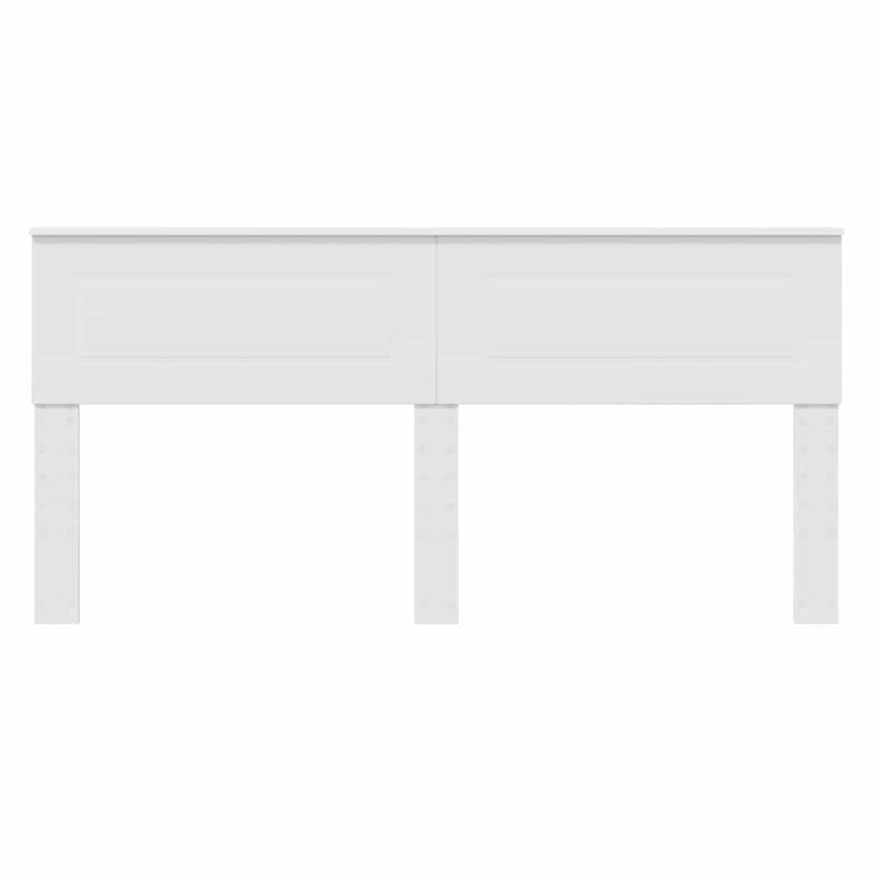 vidaXL Fejtámla fejtámlával Fehér 180 cm Faanyag