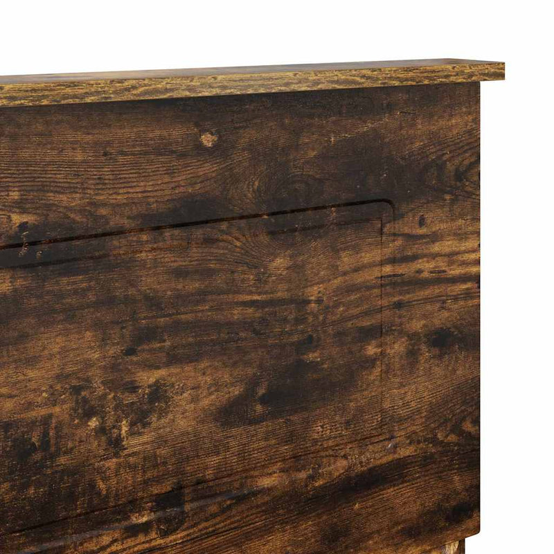 vidaXL Fejtámla fejtámlával Füstölt tölgy 180 cm Faanyag