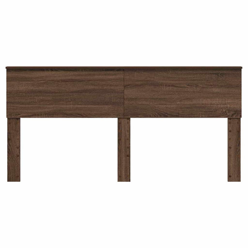 vidaXL Fejtámla fejtámlával Barna Tölgy 180 cm Faanyag