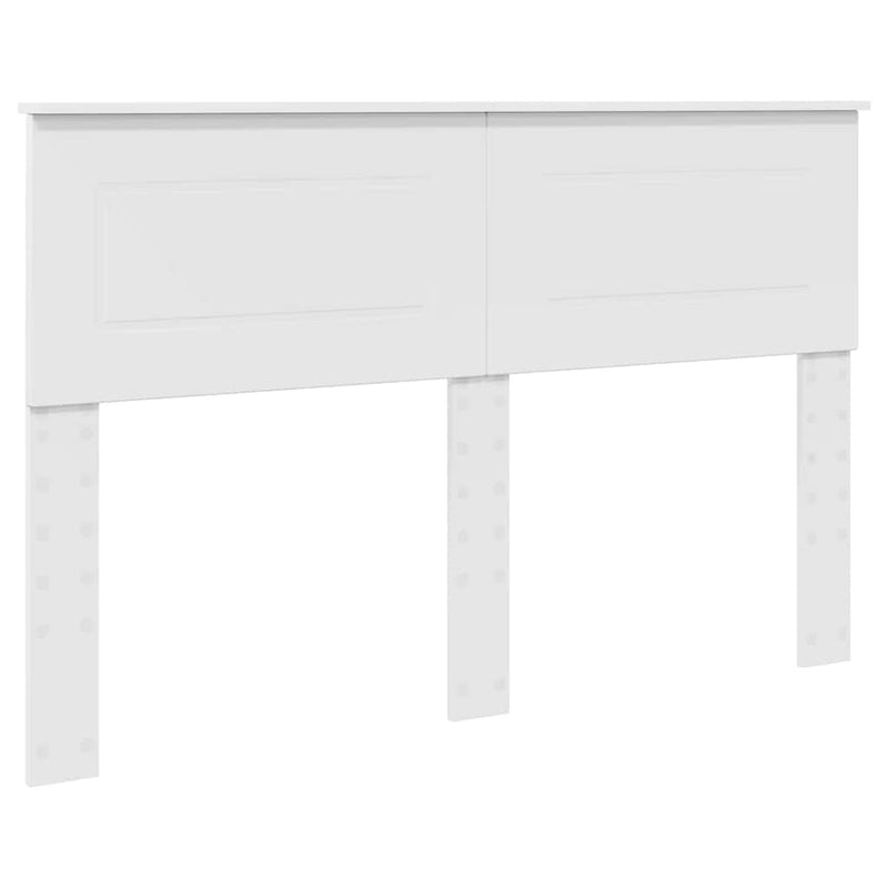 vidaXL Fejtámla fejtámlával Fehér 160 cm Faanyag