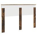 vidaXL Fejtámla fejtámlával Füstölt tölgy 160 cm Faanyag