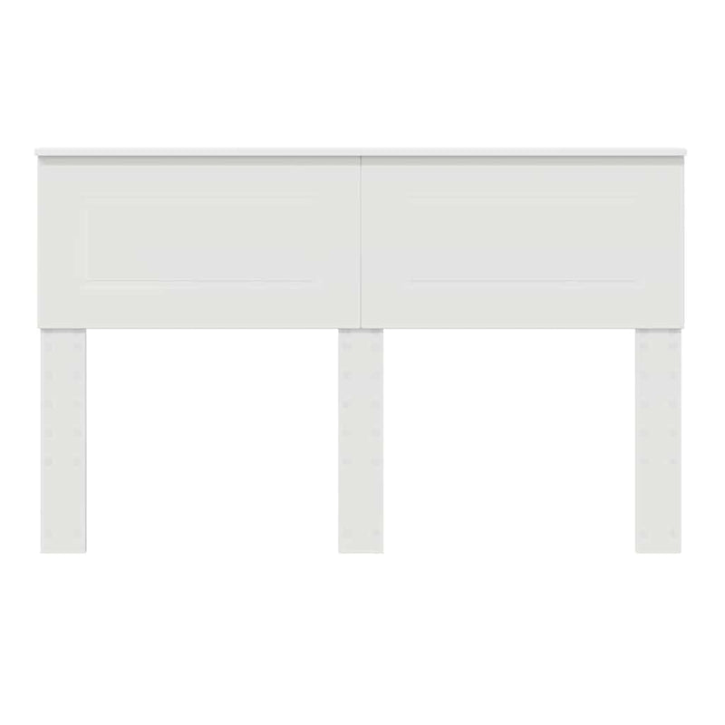 vidaXL Fejtámla fejtámlával Fehér 150 cm Faanyag