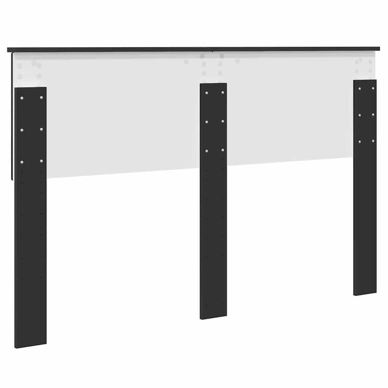 vidaXL Fejtámla fejtámlával Fekete tölgy 150 cm Faanyag