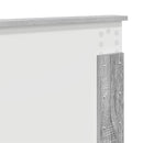 vidaXL Fejtámla fejtámlával Szürke Sonoma 150 cm Faanyag