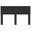 vidaXL Fejtámla fejtámlával Fekete tölgy 140 cm Faanyag