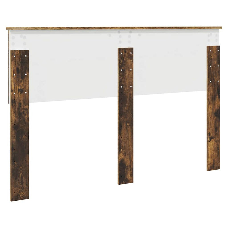 vidaXL Fejtámla fejtámlával Füstölt tölgy 140 cm Faanyag